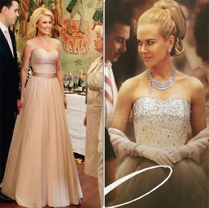 La cununia ei civila, vedeta a imbracat o rochie care seamana foarte mult cu cea a lui Nicole Kidman din filmul 