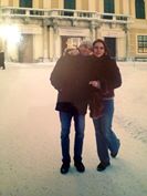 Raluca alaturi de Massimo Moretii