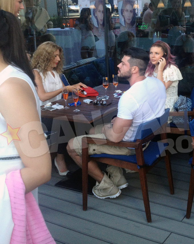 Carmen a petrecut cateva clipe in compania lui Victor Slav si a Biancai Ionita