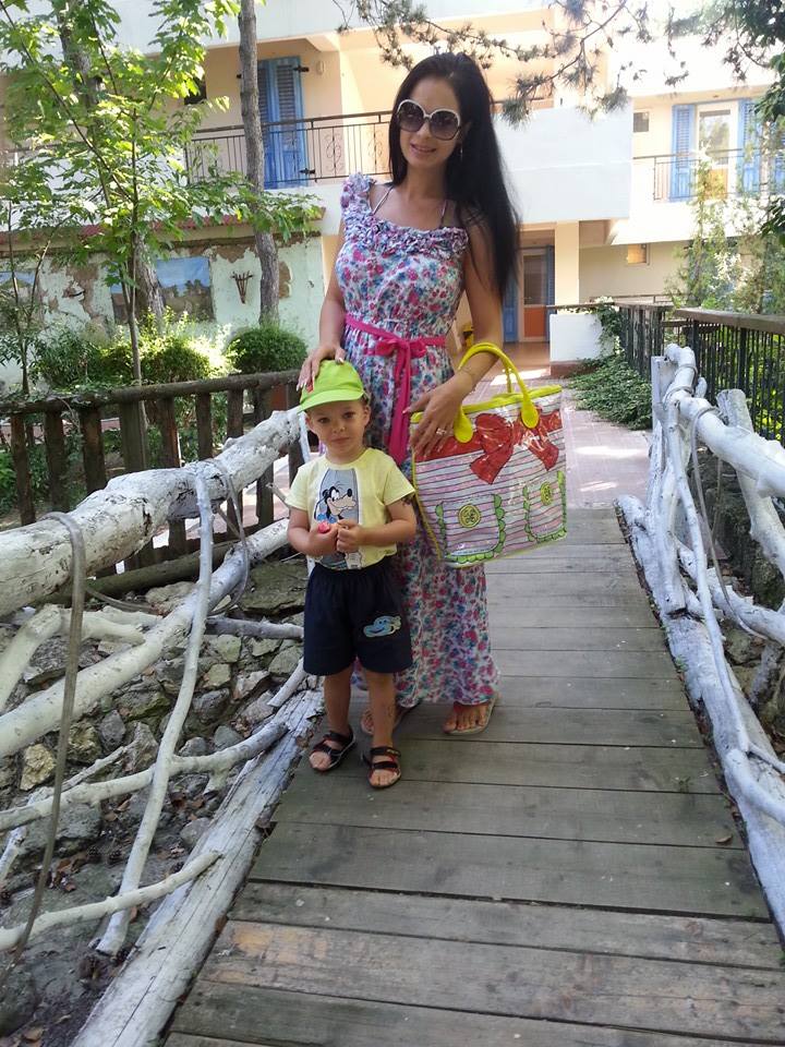 Deea Maxer, alaturi de fiul ei