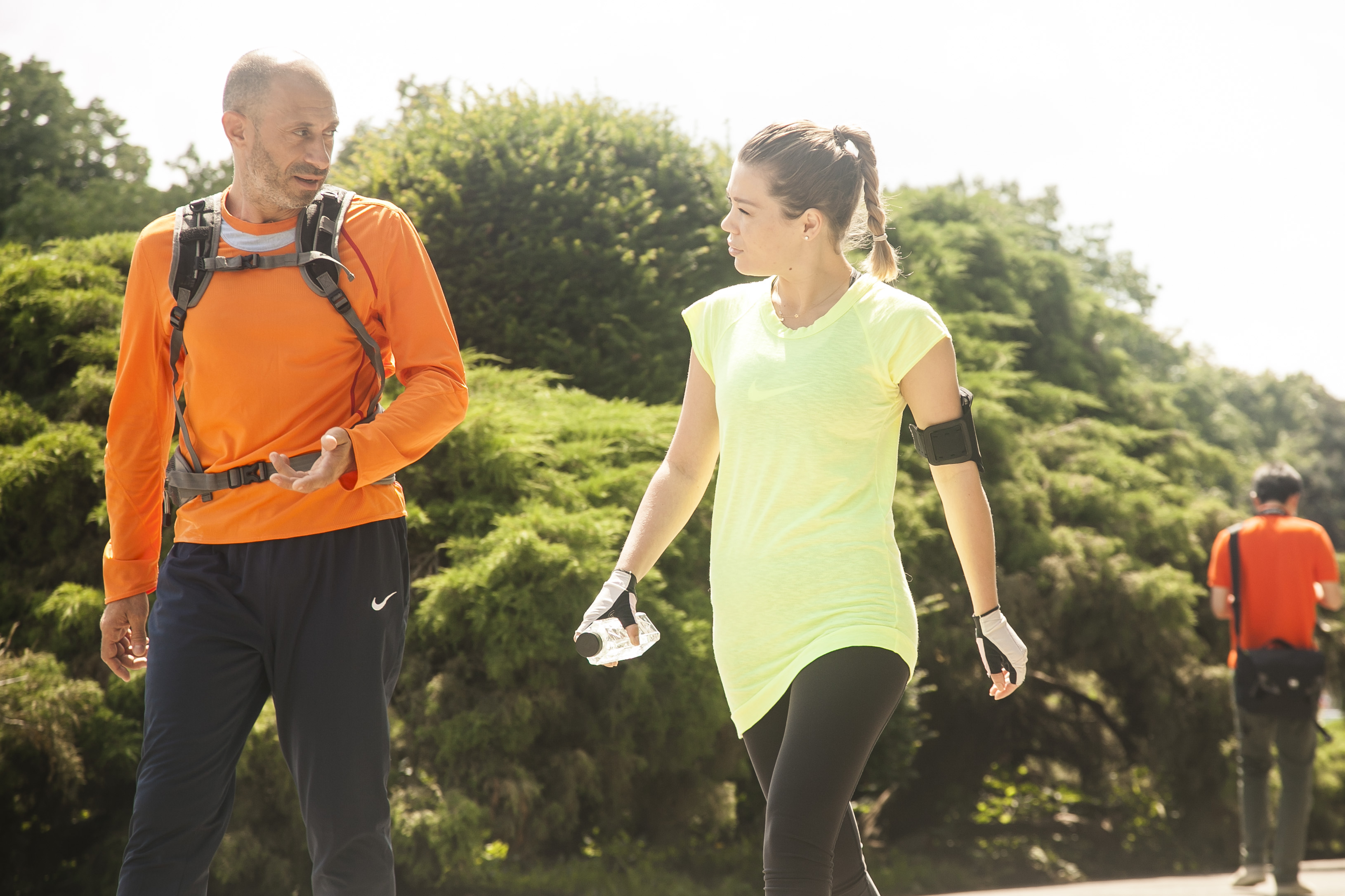 Gina a alergat alaturi de maratonistul Paul Dicu