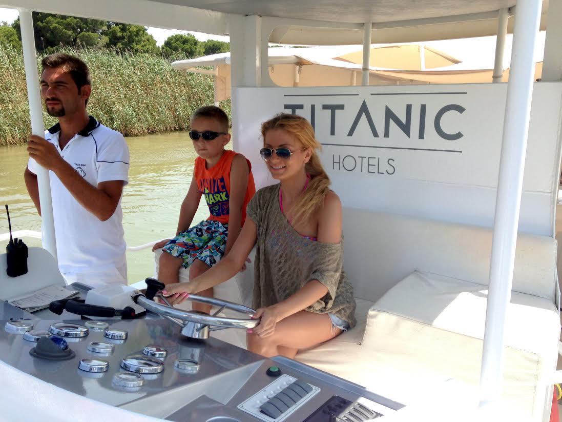 Sylvia s-a bucurat de o mini vacanta de lux in Turcia