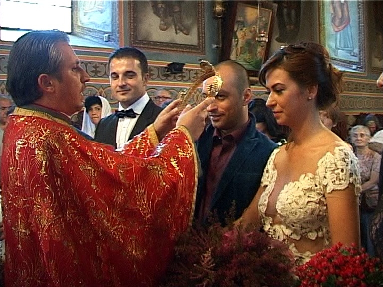 Diana si Adrian s-au casatorit religios anul trecut