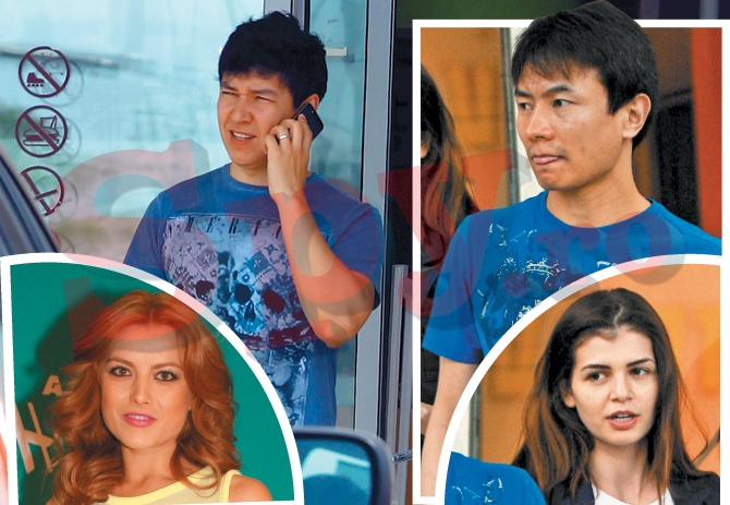 Monica Gabor si Elena Gheorghe si barbatii lor