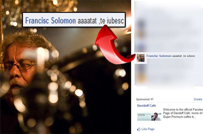 Ultimul mesaj al tobosarului este unul de dragoste pentru iubita lui