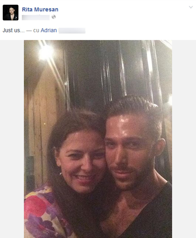 Rita a recunoscut public relatia cu manechinul Adrian Bumbescu