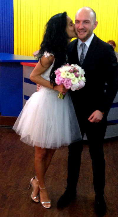 Bordea si Livia s-au casatorit de curand