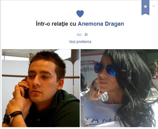 Cei doi au anuntat pe site-urile de socializare ca formeaza un cuplu