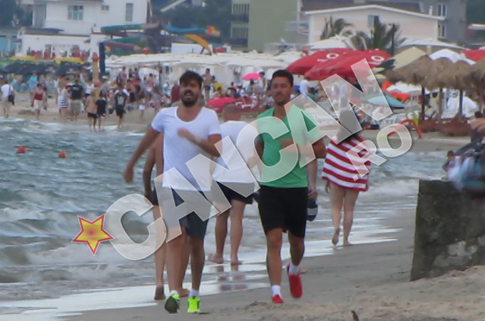 Marica si Rani Adamescu au iesit impreuna la o cursa de alergat, pe plaja