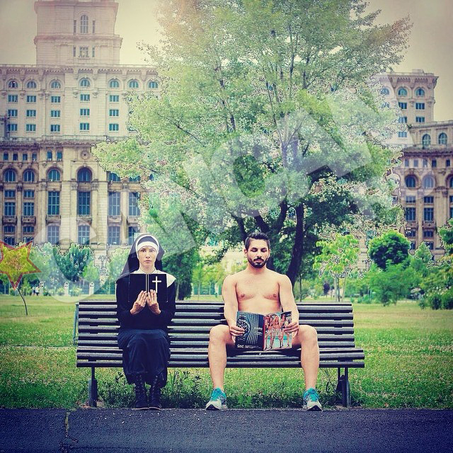 Marius Nedelcu a gasit un mod inedit de a reprezenta sportul