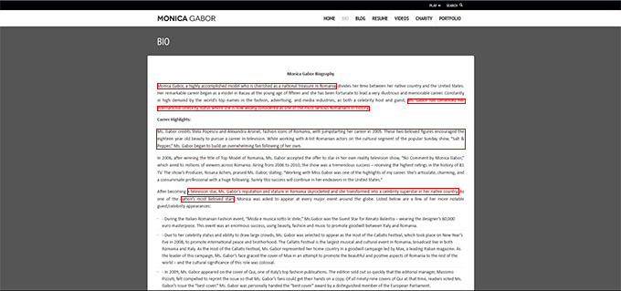 Monica se considera un star de televiziune