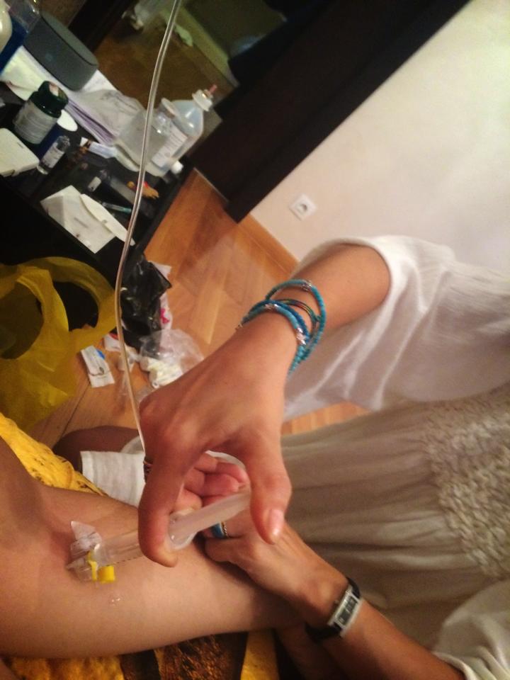 Fulgy a trebuit sa indure injectii si perfuzii pentru a se pune pe picioare