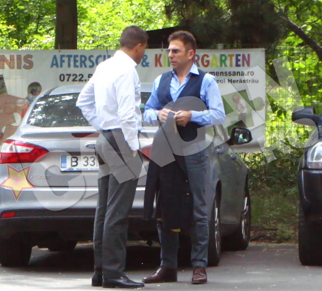 Cristian Boureanu a trecut prin zona ca sa-si lase o cunostinta