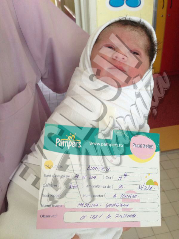 Aceasta este fetita lui Nicolae Guta