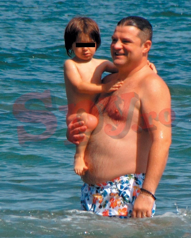 Fiul lui Duban nu s-a distrat prea mult la mare