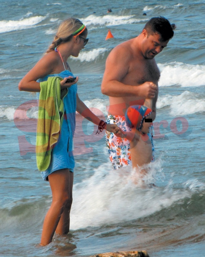 Fiul lui Duban nu s-a distrat prea mult la mare