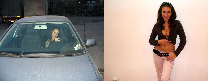 Adelina s-a lasat fotografiata in ipostaze sexy, intr-un apartament