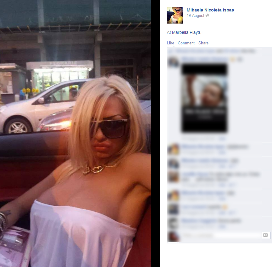 Aceasta este poza postata de Nikita pe Facebook