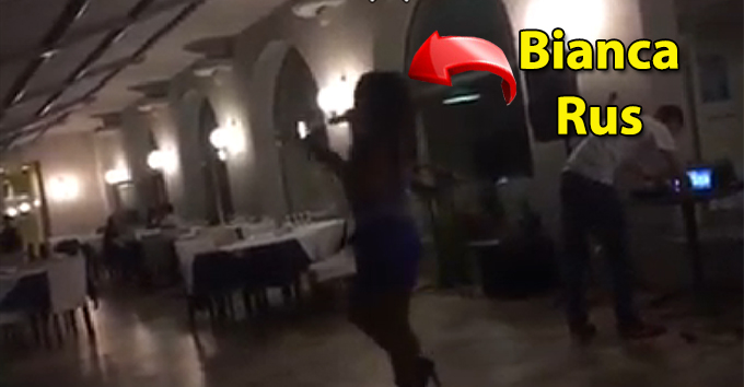 Bianca Rus a cantat de mama focului, dar pentru o sala goala