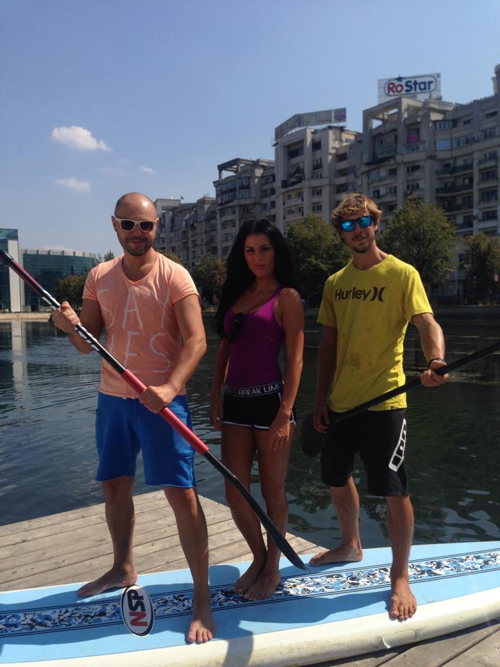 Vedeta s-a distrat pe apa alaturi de Mihai Mitoseru