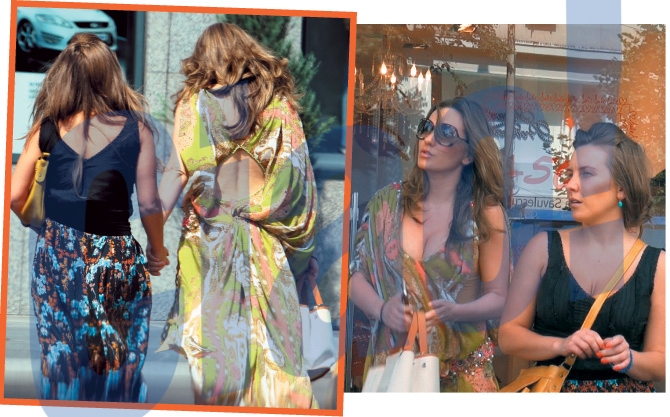 Surorile Lesko au batut in lung si-n lat Bucurestiul, in cautarea reducerilor de sezon de la magazinele de haine si pantofi