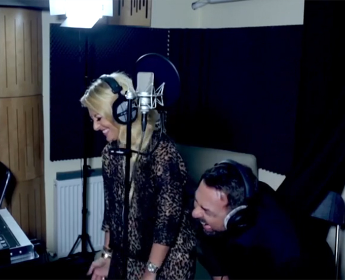 Delia si Brenciu s-au distrat pe cinste la inregistrari