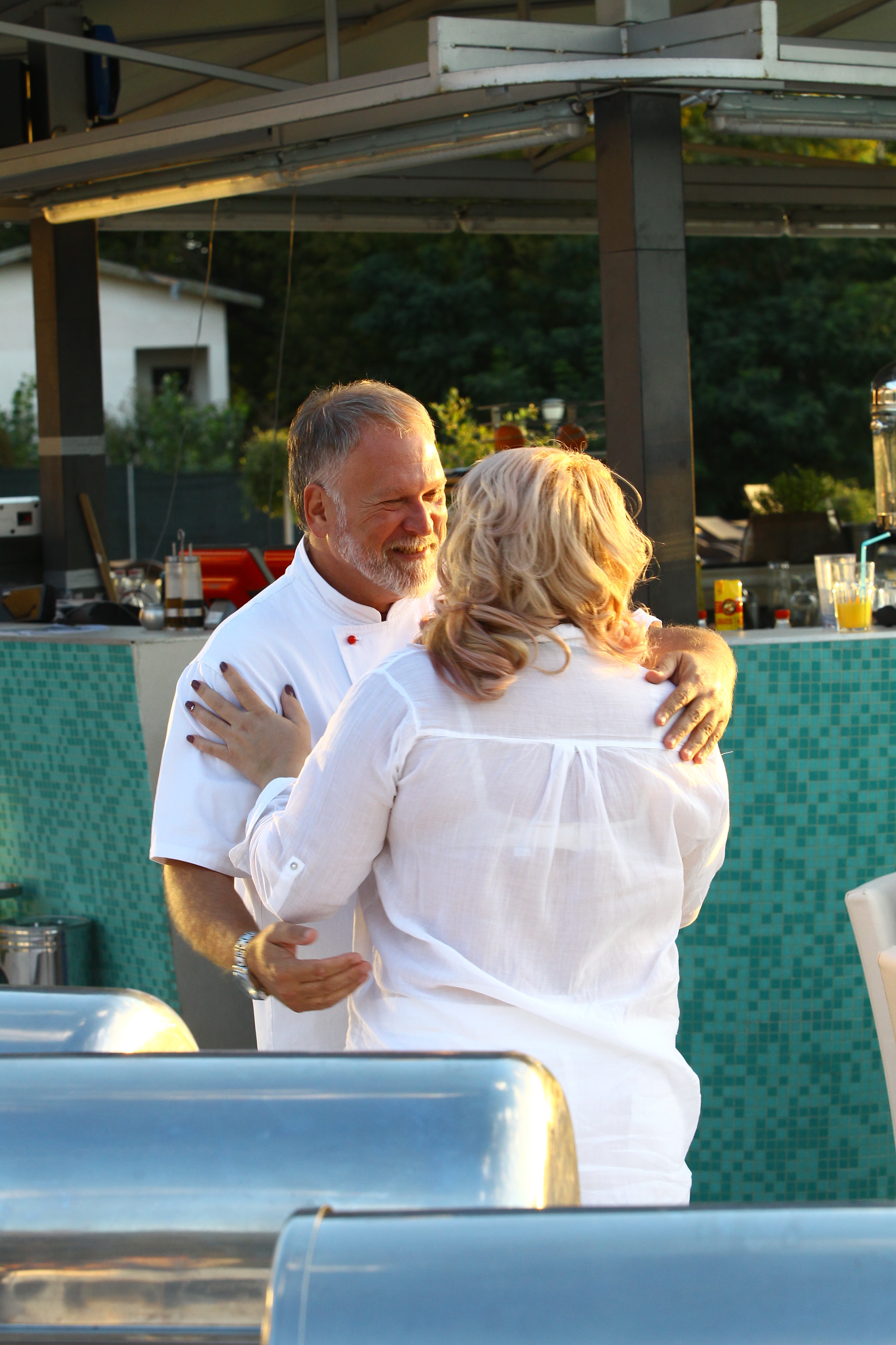 Artista s-a intretinut cu bucatarul Passarelli si l-a intrebat de meniu