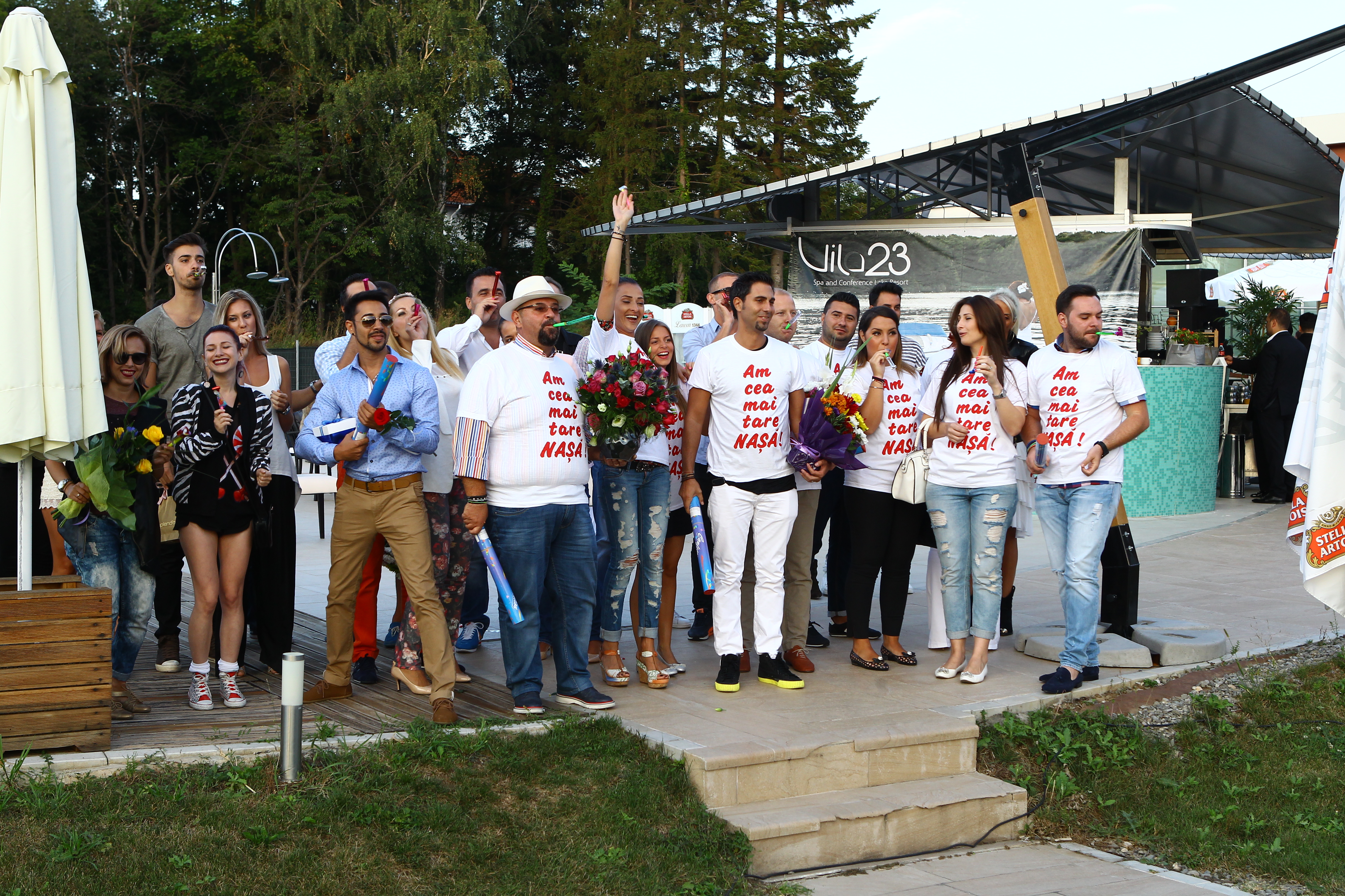 Piedone a intretinut atmosfera la ziua de nastere a Andrei