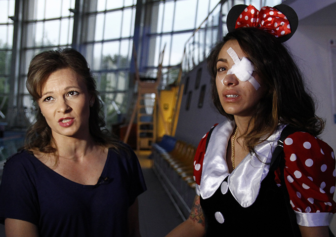 Ruby s-a accidentat foarte grav la piscina foto: Gabriela Arsenie