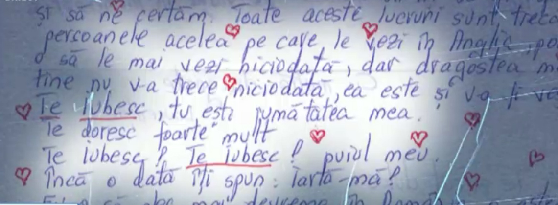 Laurentiu ii trimitea Antoanelei scrisori de dragoste in care ii declara ca o iubeste