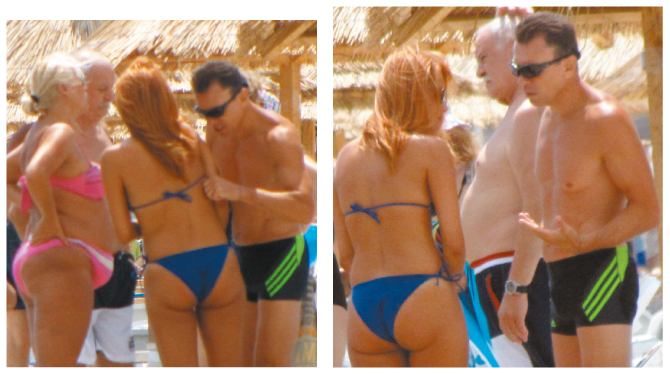 Acum doua veri, Anca Turcasiu si sotul ei s-au certat pe plaja, la mare, chiar in vazul tuturor