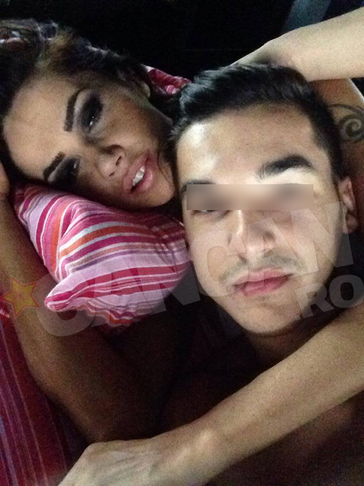 Oana s-a fotografiat alaturi de noul ei iubit, in pat