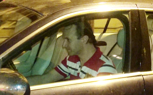 Asa arata Alin Oprea in urma cu zece zile, cand a fost filmat de paparazzii CANCAN.ro