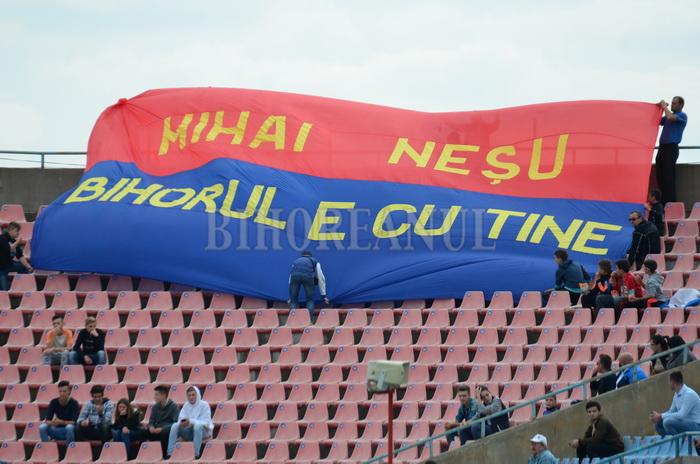 Chiar daca joi a fost adversar al lui FC Bihor, Nesu a fost sustinut de fanii formatiei oradene