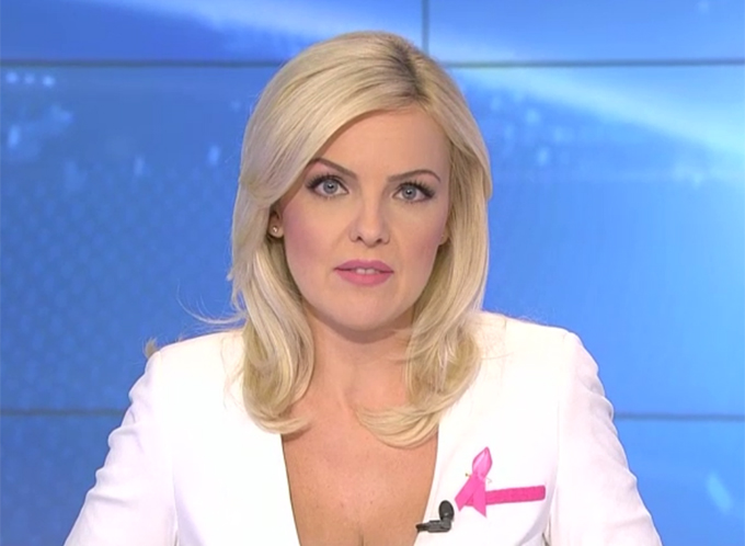 In aceasta seara, Oana Andoni a inlocuit-o pe Esca la stiri