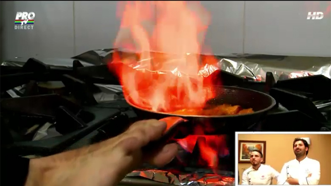 Nu se teme nici de flacara de la aragaz, 