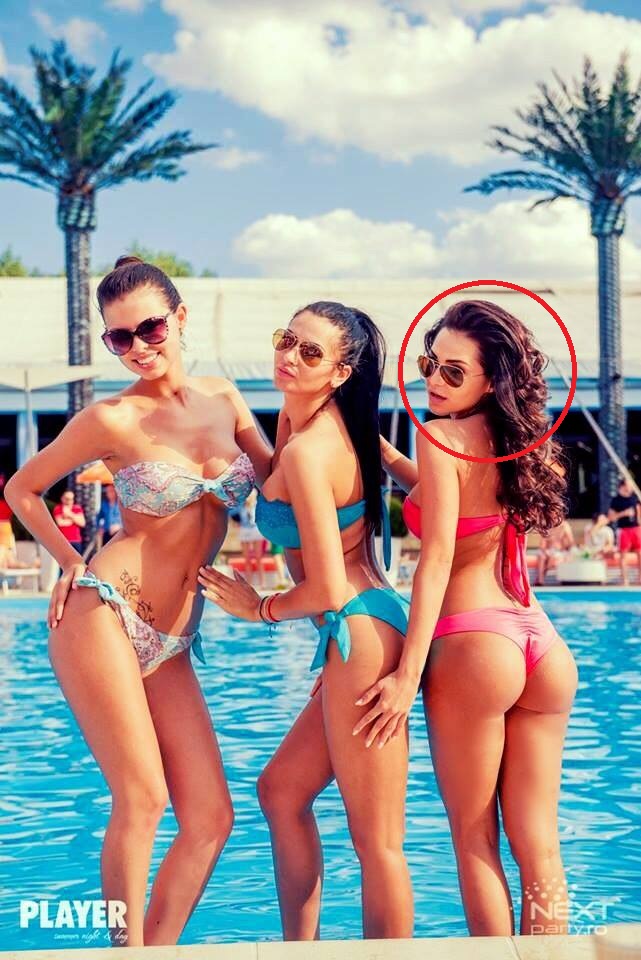 Claudia primeste foarte multe aprecieri pentru posteriorul ei