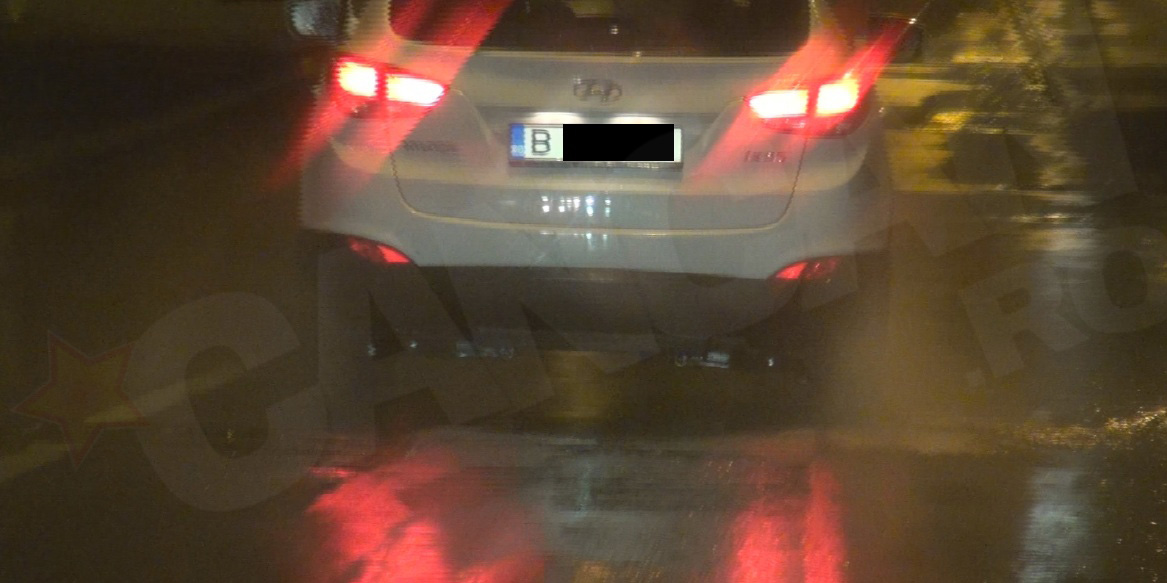 La intoarcere spre casa, sotia manelistului a facut pana la roata din stanga-spate