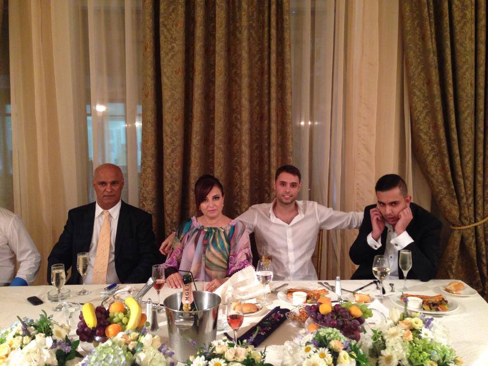 Cei doi soti au fost insotitit si de fiul lui Fane Spoitoru