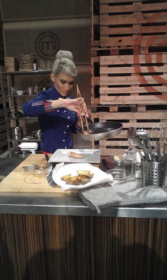 Maria, in cadrul uneia dintre probele de la 