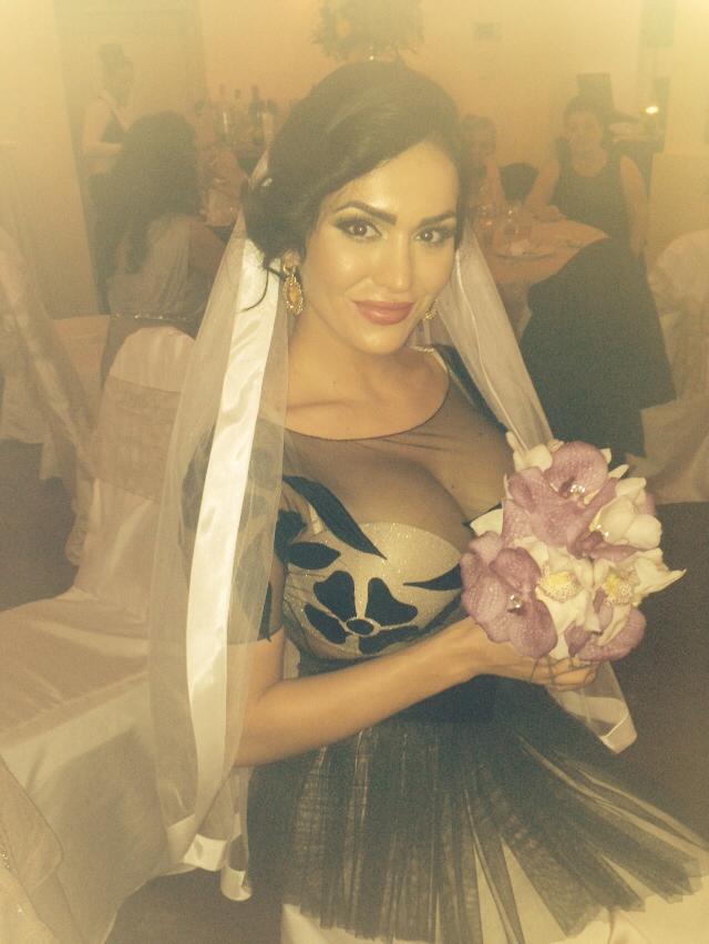 Margherita a prins buchetul la nunta Catangai