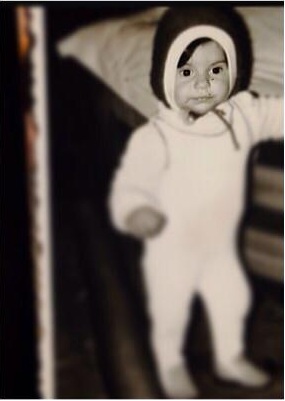 Tonciu cand era doar un bebelus