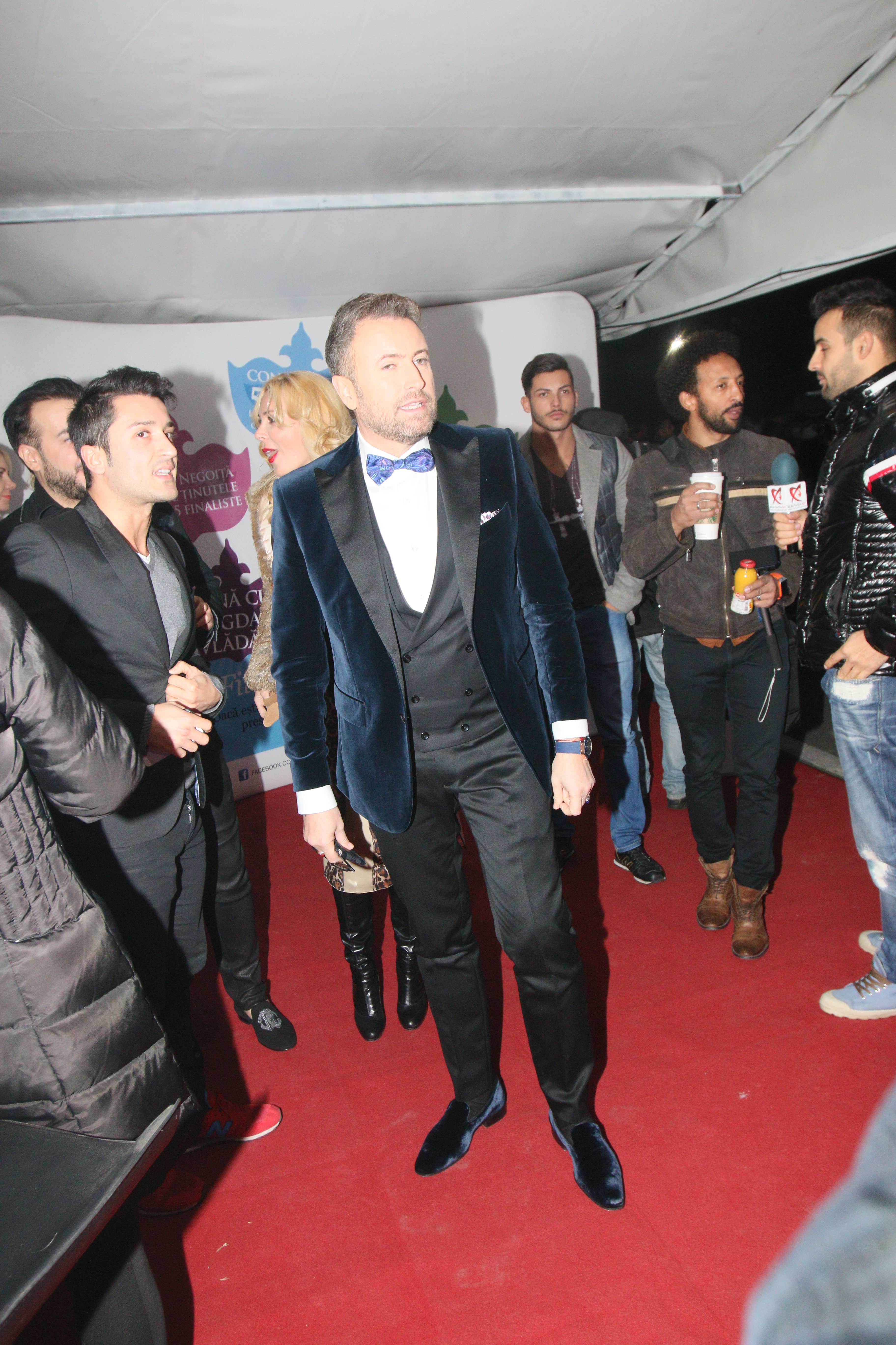 Catalin Botezatu a fost prezent miercuri seara la un eveniment monden