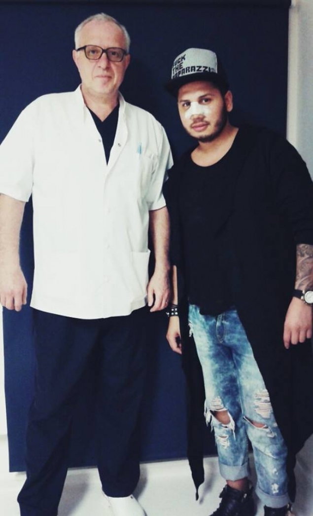 Adrian Pescariu, alaturi de medicul care se presupune ca ar fi operat-o pe Margherita