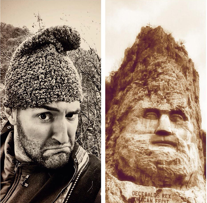 Fanii i-au spus lui Smiley ca seamana foarte bine cu Decebal