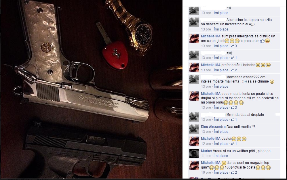 Mihaela sustine ca nu ar folosi armele, insa nu s-ar sfii sa apeleze la un satar