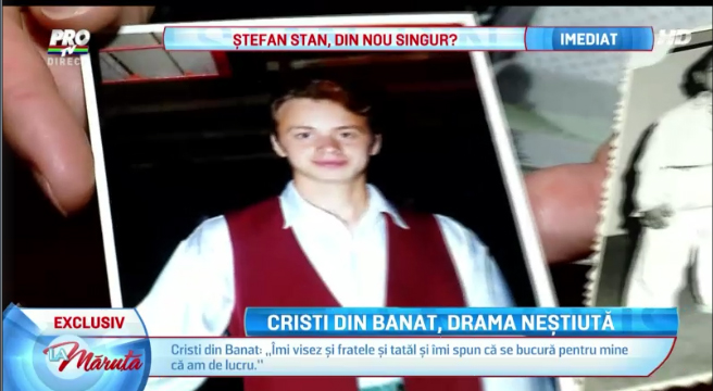 Cristi din Banat a aratat poze cu el din tinerete