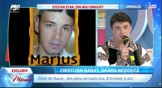 Cristi din Banat a plans foarte mult dupa fratele lui