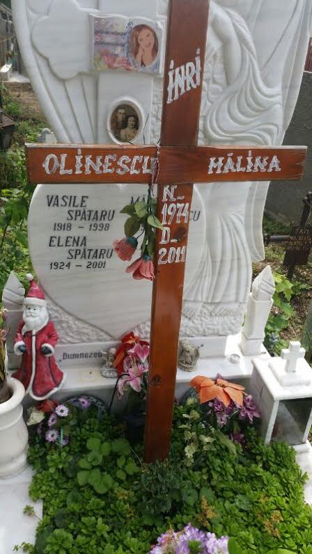 Monumentul funerar al artistei este forte bine ingrijit