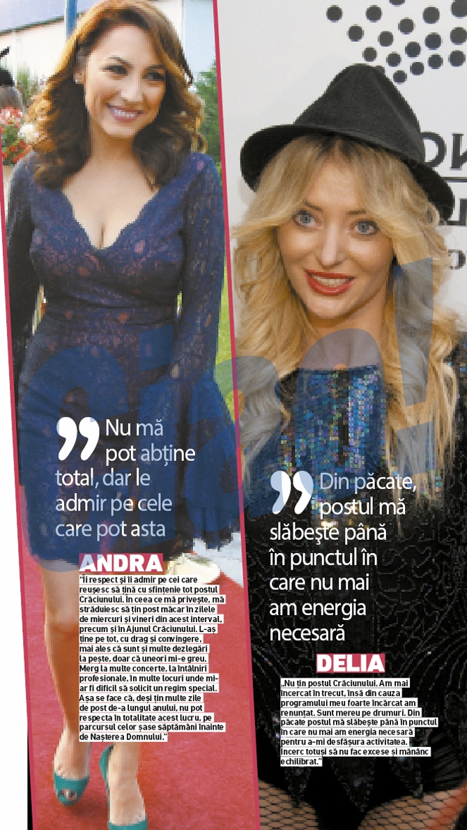 Andra si Delia au vorbit despre postul Craciunului